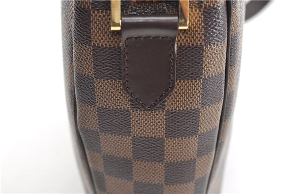 Authentic Louis Vuitton Damier Ipanema GM Shoulder Cross Bag N51292 LV 5427F