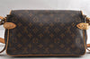 Authentic Louis Vuitton Monogram Hudson PM Shoulder Bag Purse M40027 LV 5427I