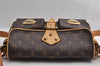 Authentic Louis Vuitton Monogram Hudson PM Shoulder Bag Purse M40027 LV 5427I