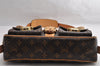 Authentic Louis Vuitton Monogram Hudson PM Shoulder Bag Purse M40027 LV 5427I