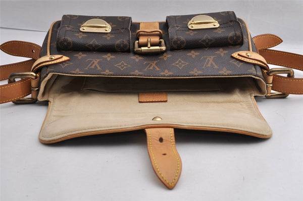 Authentic Louis Vuitton Monogram Hudson PM Shoulder Bag Purse M40027 LV 5427I