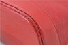 Authentic Louis Vuitton Epi Alma PM Hand Bag Red M52147 LV 5428E