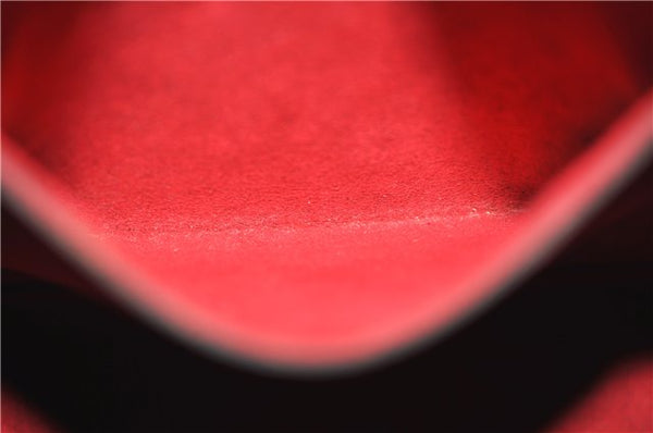 Authentic Louis Vuitton Epi Alma PM Hand Bag Red M52147 LV 5428E