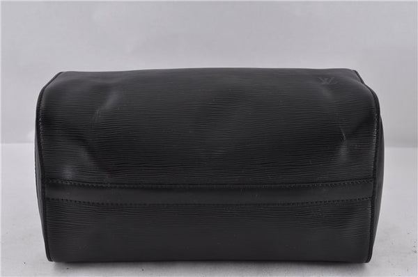 Authentic LOUIS VUITTON Epi Speedy 30 Hand Bag Purse Black M59022 LV 5429C