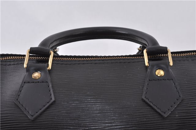 Authentic LOUIS VUITTON Epi Speedy 30 Hand Bag Purse Black M59022 LV 5429C