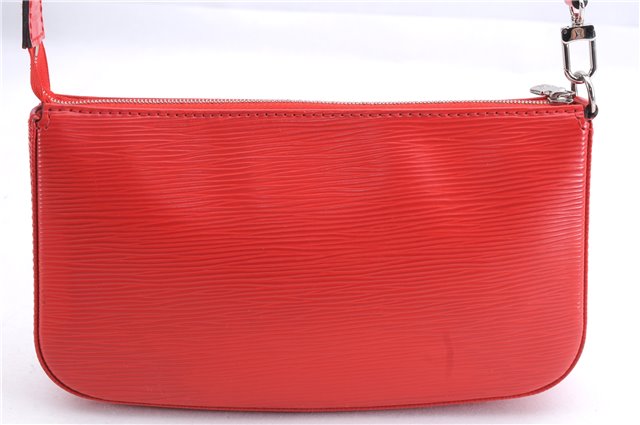 Authentic Louis Vuitton Epi Pochette Accessoires Pouch Red M40776 LV 5429E