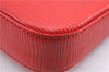 Authentic Louis Vuitton Epi Pochette Accessoires Pouch Red M40776 LV 5429E