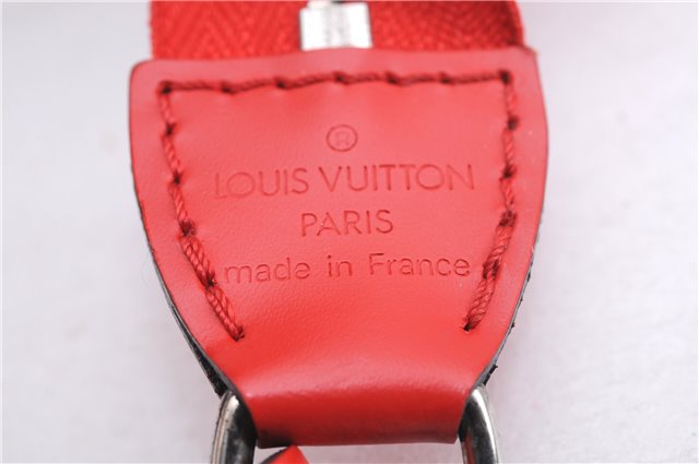 Authentic Louis Vuitton Epi Pochette Accessoires Pouch Red M40776 LV 5429E