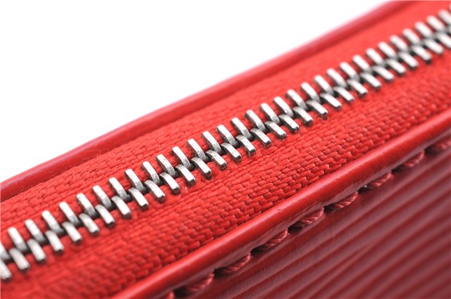 Authentic Louis Vuitton Epi Pochette Accessoires Pouch Red M40776 LV 5429E