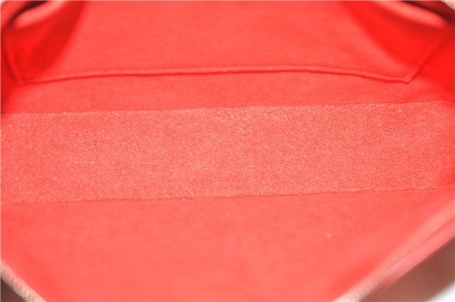 Authentic Louis Vuitton Epi Pochette Accessoires Pouch Red M40776 LV 5429E
