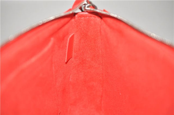 Authentic Louis Vuitton Epi Pochette Accessoires Pouch Red M40776 LV 5429E
