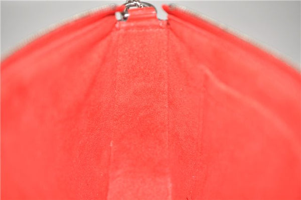 Authentic Louis Vuitton Epi Pochette Accessoires Pouch Red M40776 LV 5429E