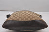 Authentic GUCCI Shoulder Cross Body Bag GG Canvas Leather 145857 Brown 5430I