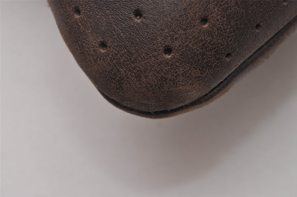 Authentic GUCCI Shoulder Cross Body Bag GG Canvas Leather 145857 Brown 5430I