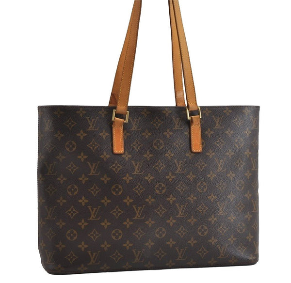 Authentic Louis Vuitton Monogram Luco Shoulder Tote Bag M51155 LV 5431I