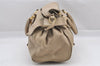 Authentic MIU MIU Vintage Leather 2Way Shoulder Hand Bag Beige 5432I