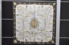 Authentic HERMES Carre 90 Scarf "LES CLES" Silk Brown 5436D
