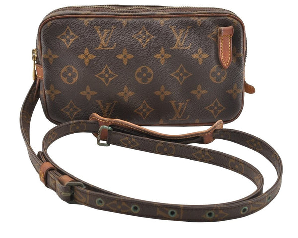 Auth Louis Vuitton Monogram Marly Bandouliere Shoulder Bag M51828 LV Junk 5436I