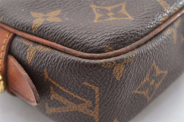 Auth Louis Vuitton Monogram Marly Bandouliere Shoulder Bag M51828 LV Junk 5436I