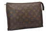 Auth Louis Vuitton Monogram Poche Toilette 26 Cosmetics Pouch Old Model LV 5437I