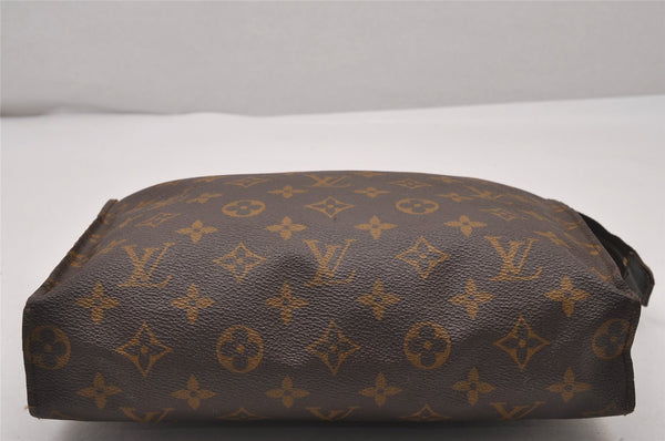 Auth Louis Vuitton Monogram Poche Toilette 26 Cosmetics Pouch Old Model LV 5437I