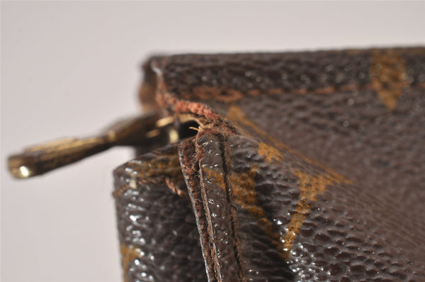 Auth Louis Vuitton Monogram Poche Toilette 26 Cosmetics Pouch Old Model LV 5437I