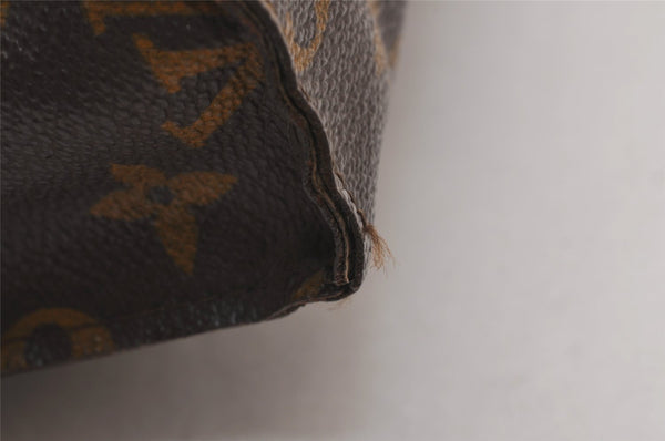 Auth Louis Vuitton Monogram Poche Toilette 26 Cosmetics Pouch Old Model LV 5437I