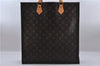 Authentic Louis Vuitton Monogram Sac Plat Hand Bag M51140 LV 5438E