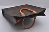 Authentic Louis Vuitton Monogram Sac Plat Hand Bag M51140 LV 5438E