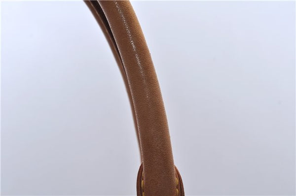 Authentic Louis Vuitton Monogram Sac Plat Hand Bag M51140 LV 5438E