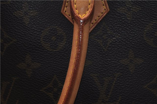 Authentic Louis Vuitton Monogram Sac Plat Hand Bag M51140 LV 5438E