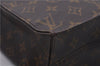 Authentic Louis Vuitton Monogram Sac Plat Hand Bag M51140 LV 5438E