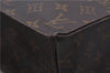 Authentic Louis Vuitton Monogram Sac Plat Hand Bag M51140 LV 5438E
