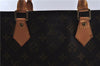Authentic Louis Vuitton Monogram Sac Plat Hand Bag M51140 LV 5438E