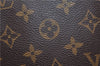 Authentic Louis Vuitton Monogram Sac Plat Hand Bag M51140 LV 5438E