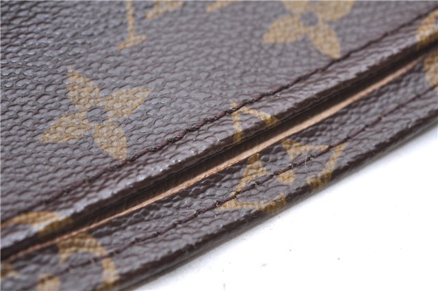 Authentic Louis Vuitton Monogram Sac Plat Hand Bag M51140 LV 5438E