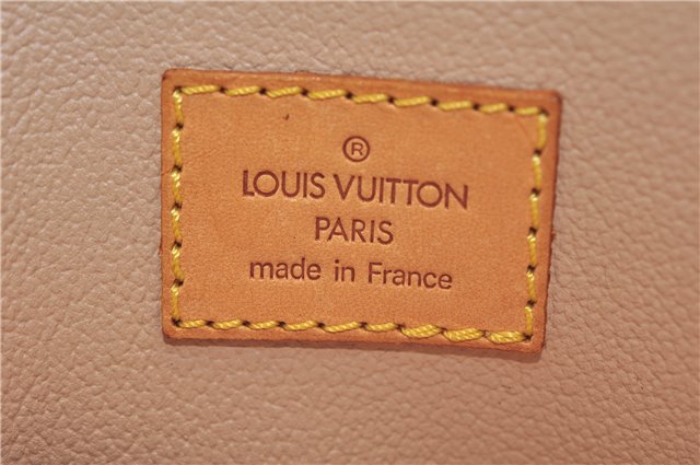 Authentic Louis Vuitton Monogram Sac Plat Hand Bag M51140 LV 5438E