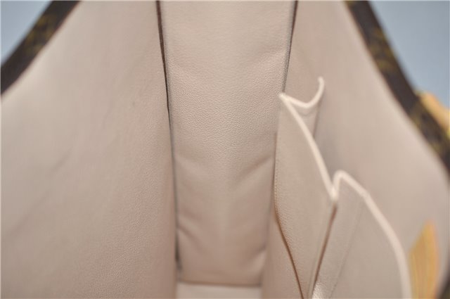 Authentic Louis Vuitton Monogram Sac Plat Hand Bag M51140 LV 5438E