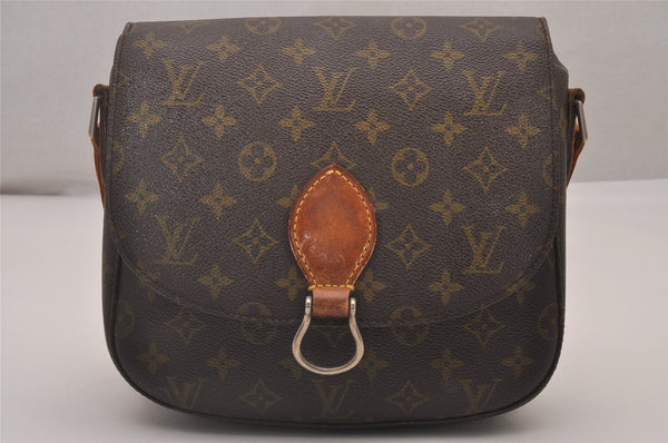 Auth Louis Vuitton Monogram Saint Cloud GM Shoulder Cross Bag Old Model LV 5438I