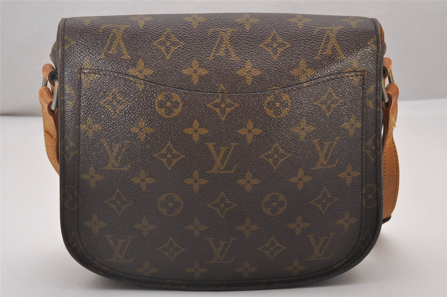 Auth Louis Vuitton Monogram Saint Cloud GM Shoulder Cross Bag Old Model LV 5438I