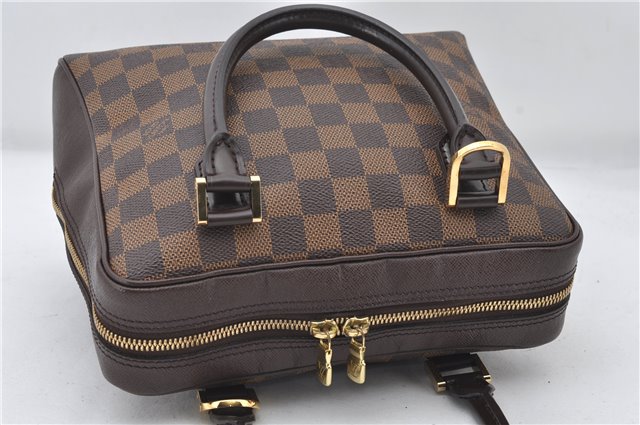 Authentic Louis Vuitton Damier Brera Hand Bag Purse N51150 LV 5440E
