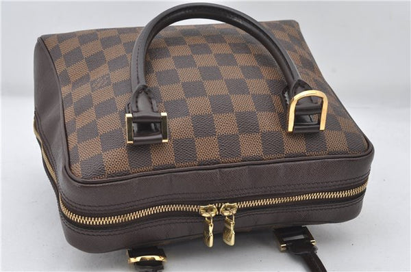 Authentic Louis Vuitton Damier Brera Hand Bag Purse N51150 LV 5440E