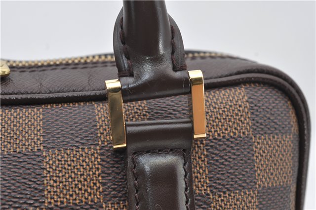 Authentic Louis Vuitton Damier Brera Hand Bag Purse N51150 LV 5440E