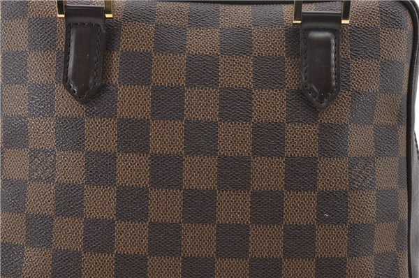 Authentic Louis Vuitton Damier Brera Hand Bag Purse N51150 LV 5440E