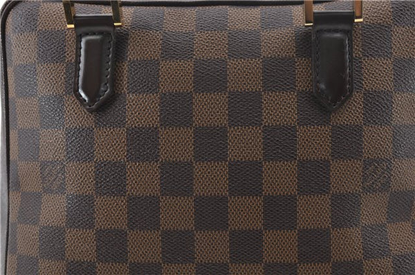 Authentic Louis Vuitton Damier Brera Hand Bag Purse N51150 LV 5440E