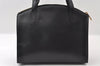 Authentic GUCCI Vintage Shoulder Hand Bag Purse Leather Black 5440I