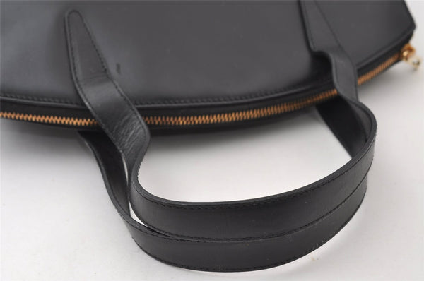 Authentic GUCCI Vintage Shoulder Hand Bag Purse Leather Black 5440I