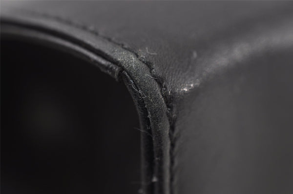 Authentic GUCCI Vintage Shoulder Hand Bag Purse Leather Black 5440I