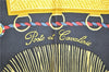 Authentic HERMES Carre 90 Scarf "Poste et Cavalerie" Silk Black 5441D