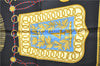 Authentic HERMES Carre 90 Scarf "Poste et Cavalerie" Silk Black 5441D